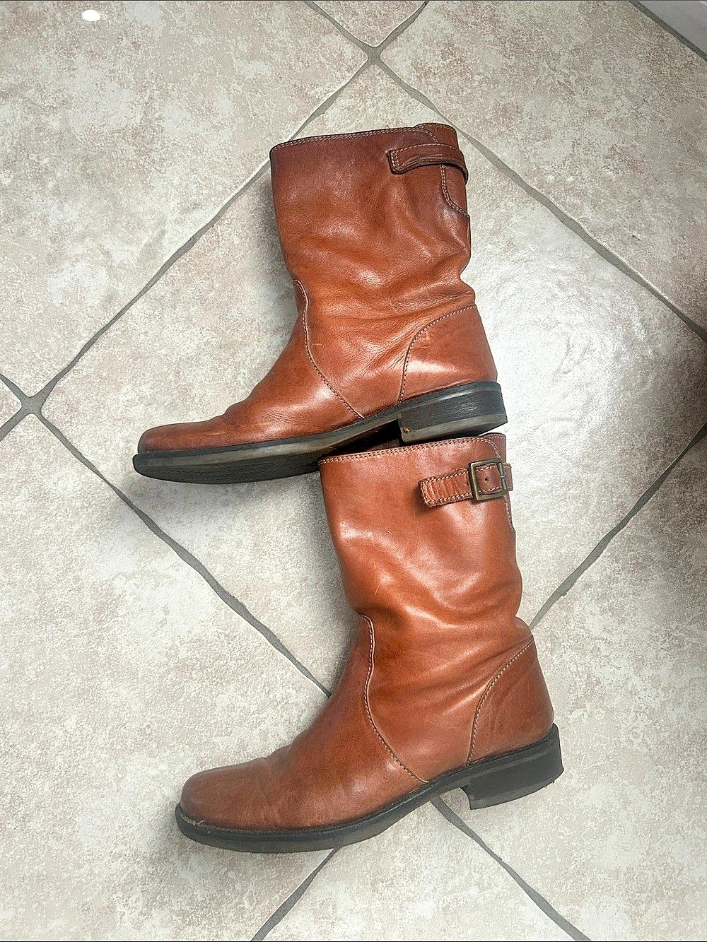 J Crew Brown Leather boots